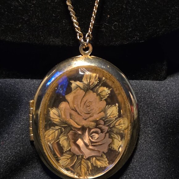 The vintage 1928 flower locket ( great condition ) - Picture 3 of 5